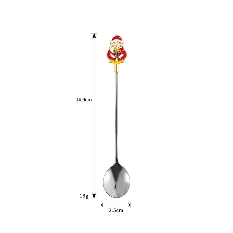 Festive Cartoon Stainless Steel Cutlery Set|Kitchen & Dining