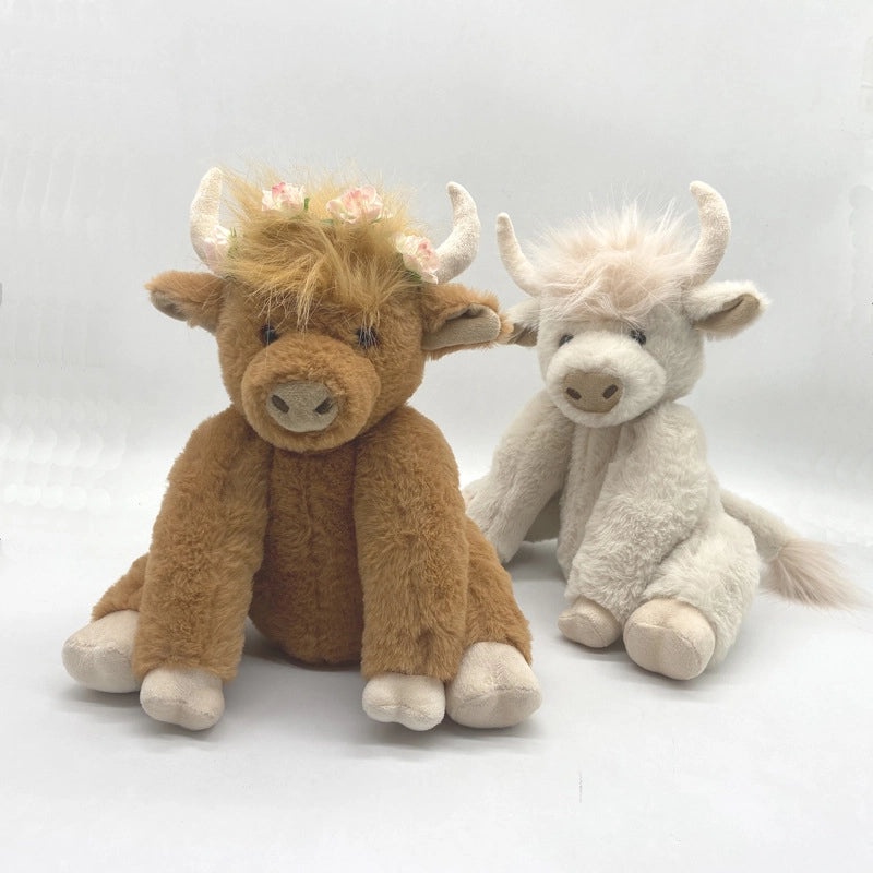Scottish Highland Cow Plush Toy|Stuffed Animals & Plush Toys