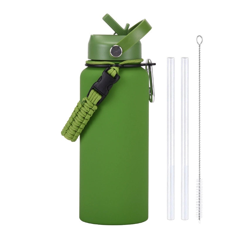 Stainless Steel Water Bottle Single Piece Casual Solid Color | Drinkware & Hydration