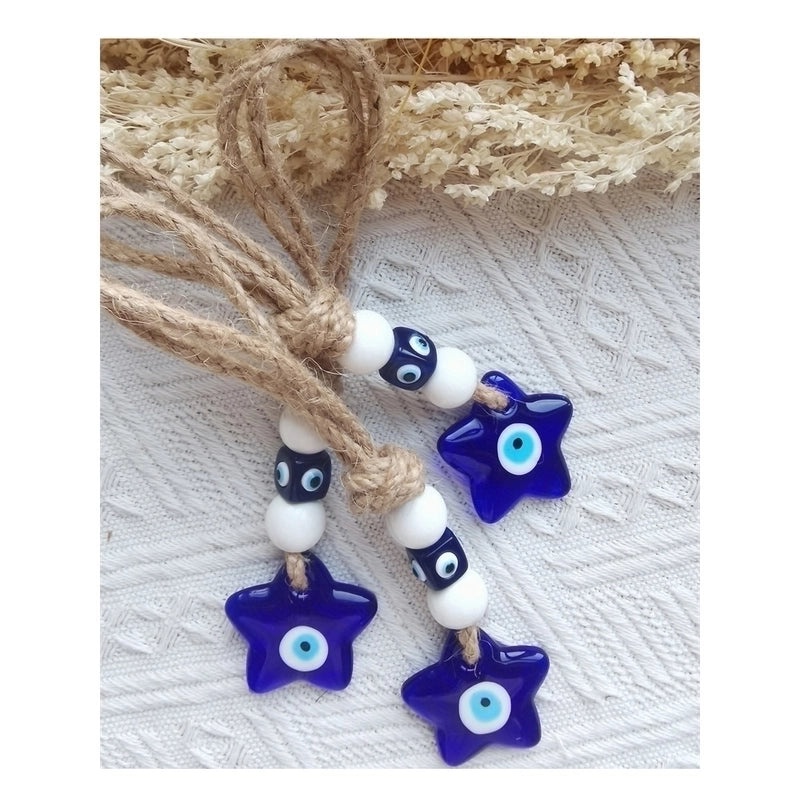 Vintage Devil's Eye Glass Pendant Wall Hanging | Home Decor & Wall Art