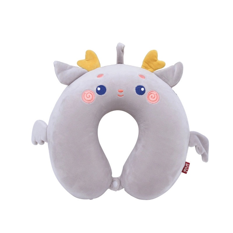 Cartoon Memory Foam U-Shaped Neck Pillow for Travel, Office, and Home | Travel Accessories