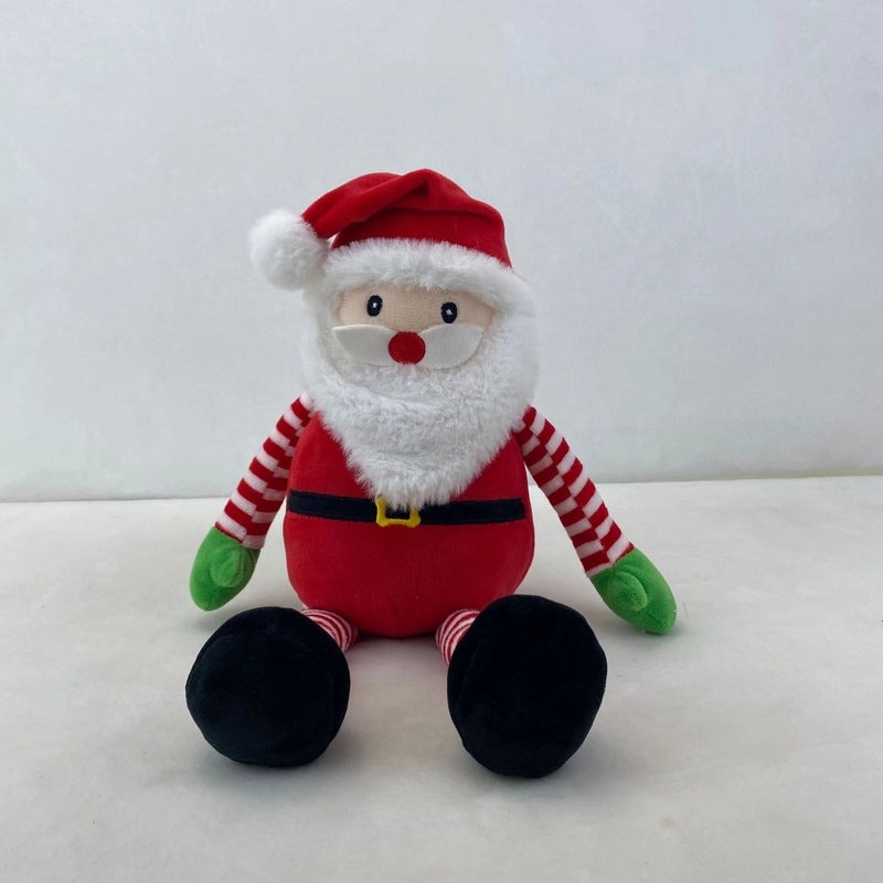 Christmas Plush Santa and Snowman Dolls Soft Holiday Decoration Small Gift|Holiday Decorations & Gifts