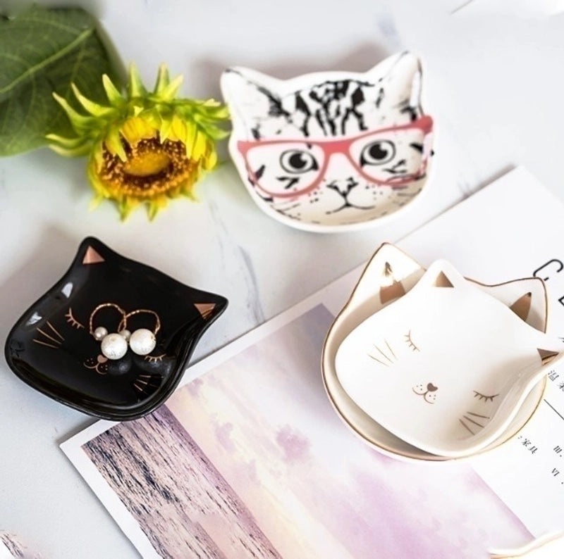 Adorable Animal Design White Porcelain Plate Single Piece|Home Decor Tableware Dishes Plates