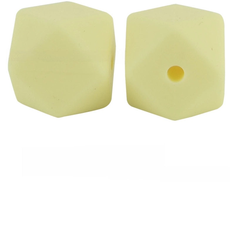 17mm Silicone Octagonal Beads for Pacifier Chains DIY Accessories | Baby & Mom Essentials