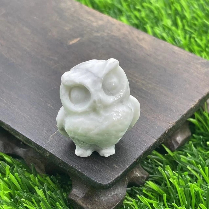 Vintage Style Owl Natural Stone Ornament for Home Decor|Home Decor & Accessories
