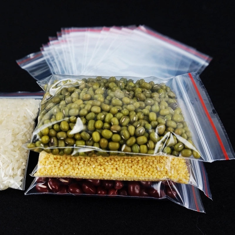 Clear Minimalist Food Packaging Bag for PE Materials | Food Storage Packaging