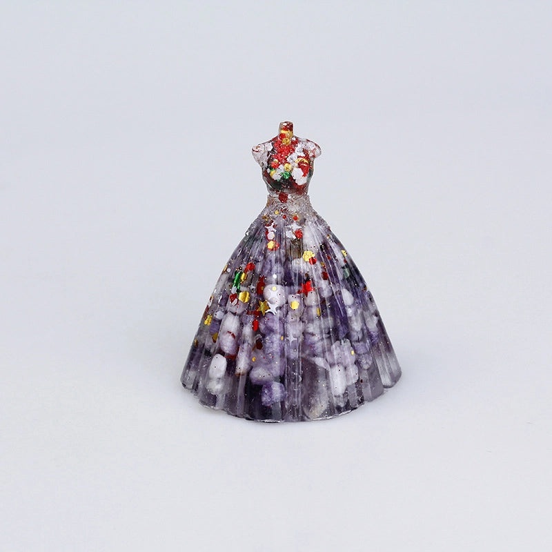 Romantic Minimalist Dress Resin Ornaments Elegant Synthetic Decorative Accessories|Home Decor Ornaments