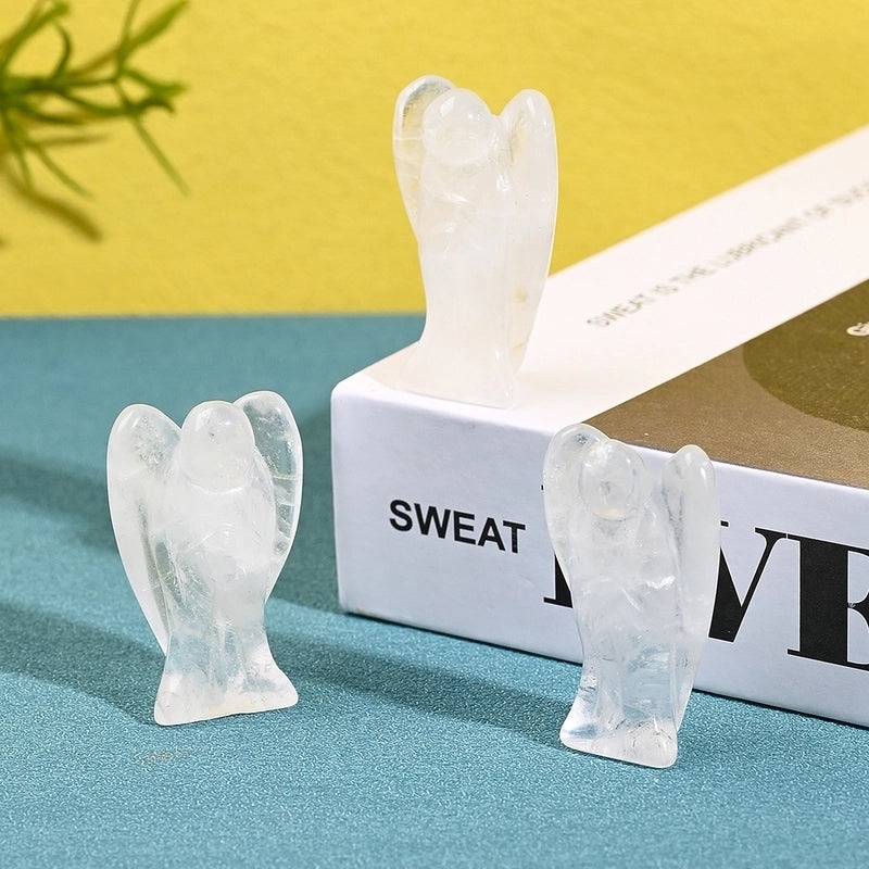 Handcrafted Minimalist Angel Natural Stone Ornaments | Home Decor & Accessories