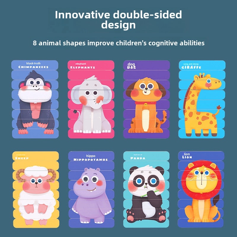 3D Animal Matching Puzzle for Kids | Early Education Toys