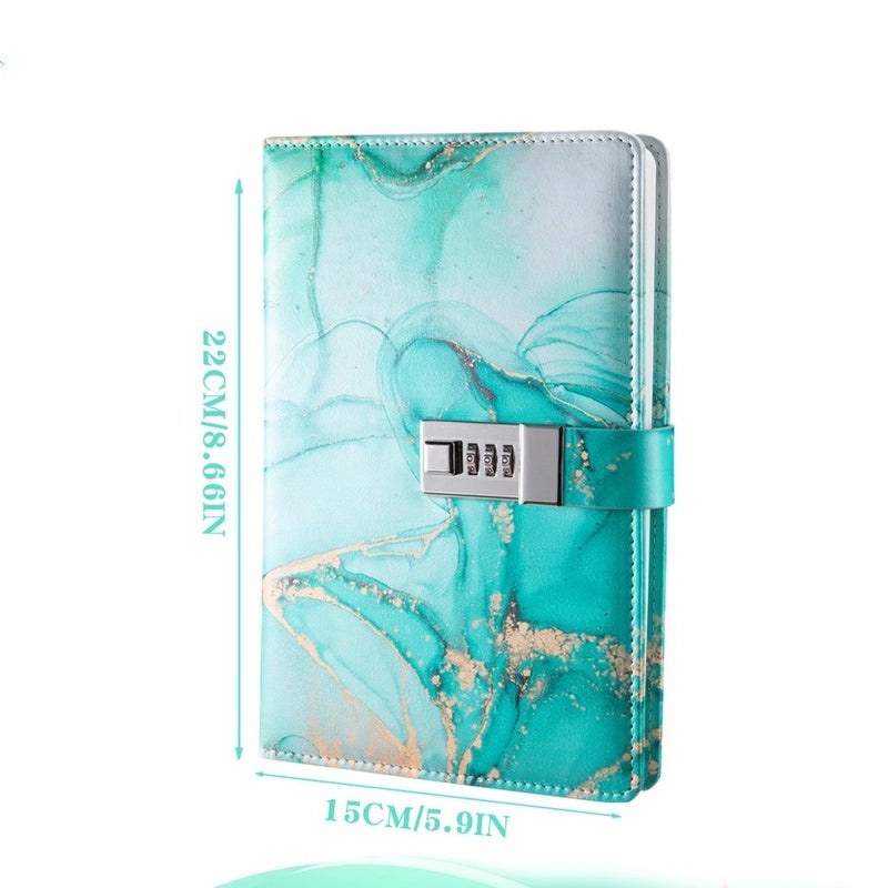 Solid Color Retro Imitation Leather Notebook for School and Casual Use | Stationery & Notebooks