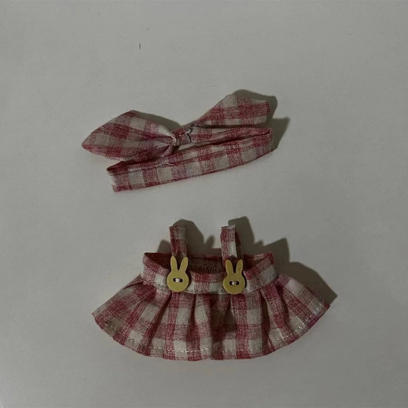 Cute 17cm Vinyl Plush Doll Clothes Set | Doll Clothes Accessories