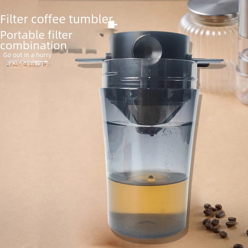 便携式不锈钢滤网咖啡杯 | 户外便携咖啡杯