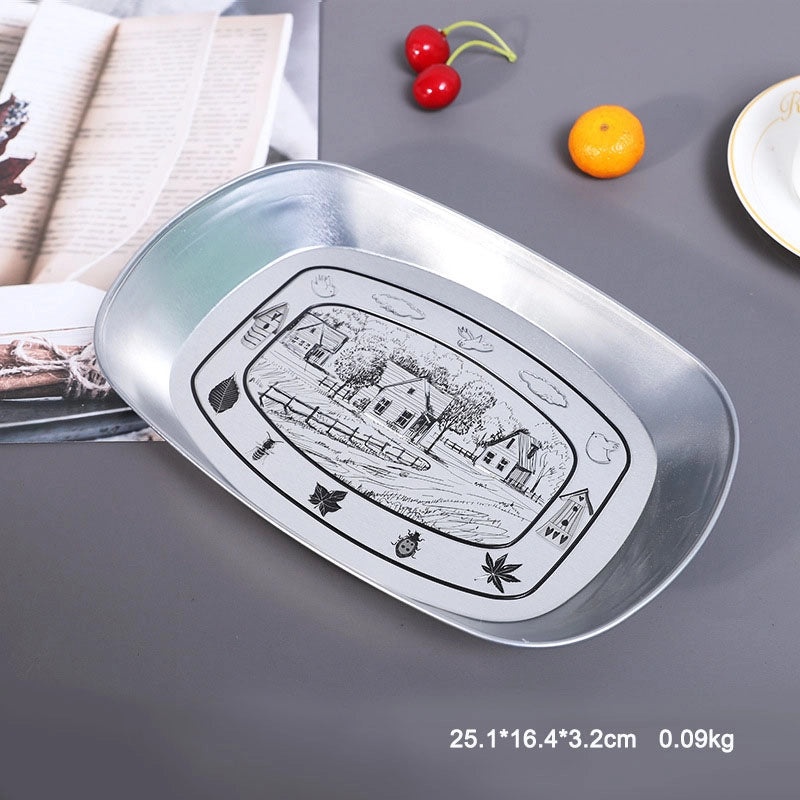 Christmas Tree Santa Claus Tinplate Hat Casual Elegant Tableware Decoration|Home Decor