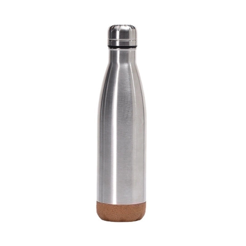 Stainless Steel Insulated Thermos Mug - Casual Solid Color Design | Drinkware & Tumblers