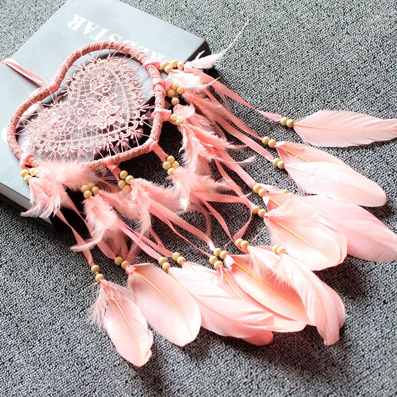 Retro Christmas Heart Pendant Wall Art Plastic Polyester Decoration|Home Decor & Wall Art