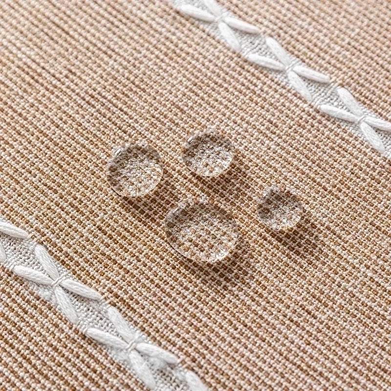 Striped Polyester Tablecloth for Casual Vacation Use | Home Decor & Table Linens