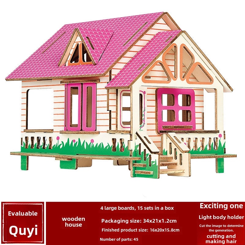 Handmade Wooden 3D Puzzle for Kids and Adults | Educational Toys & Games