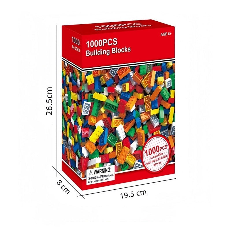 1000 PCS Small Building Blocks Bulk Set Compatible DIY Kids Construction Toys|Children's Building Blocks