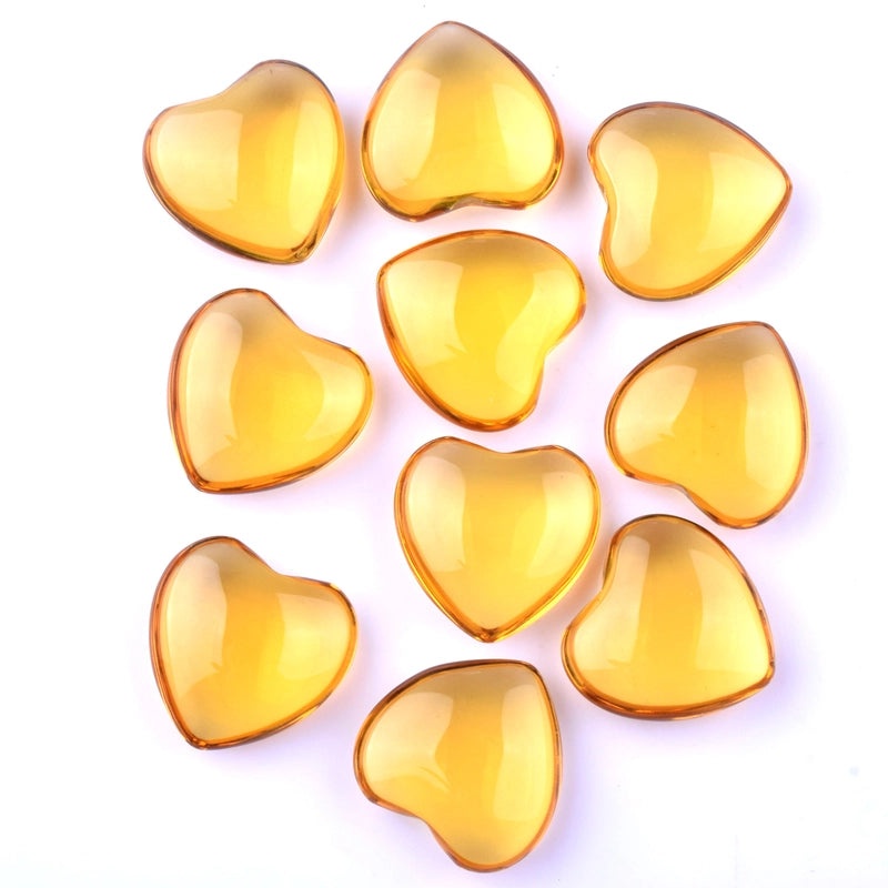 Pink 20mm Heart-Shaped Amethyst Crystal Ornament | Jewelry & Accessories