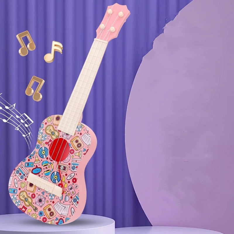 Children's Ukulele Toy Simulation Guitar Educational Music Instrument for Beginners | Musical Toys