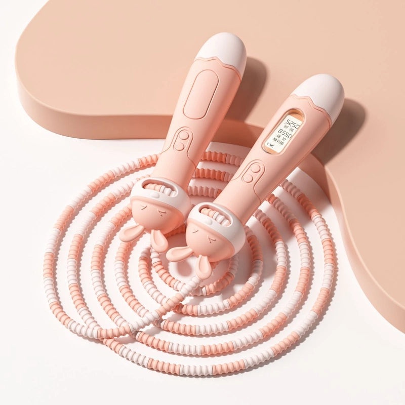 Kids Adjustable Bamboo Bead Jump Rope Cartoon Design for Kindergarten and Primary School Sports|Children's Sports Equipment