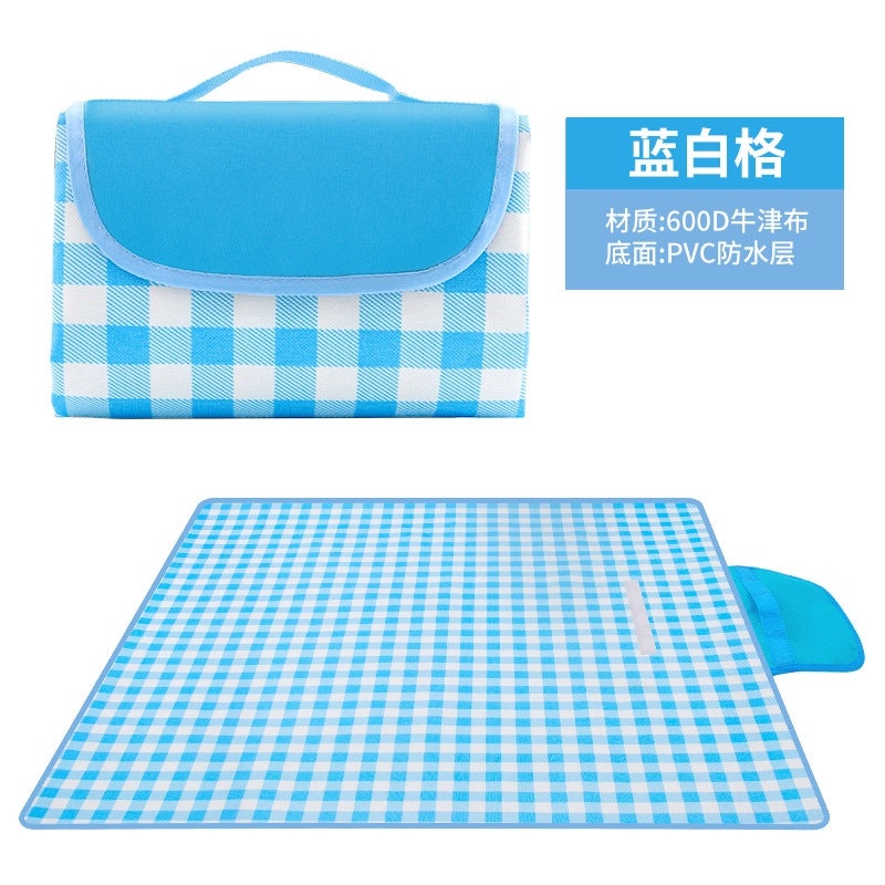 Waterproof Oxford Cloth Picnic Blanket in Solid Pastoral Colors | Outdoor Picnic Accessories