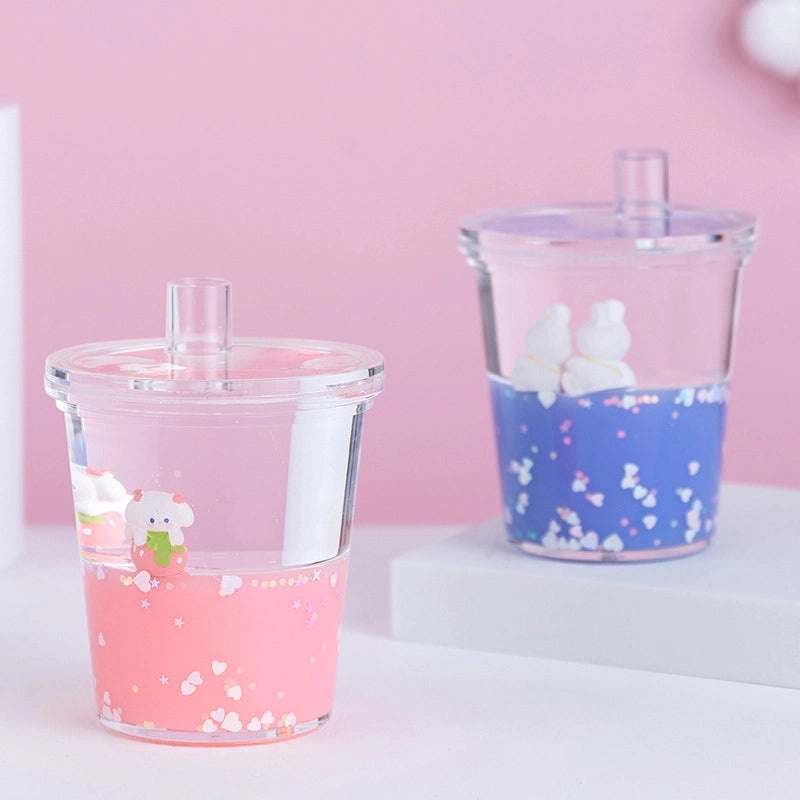 Creative Cartoon Liquid Oil Drop Ornament Transparent Acrylic Pressure Relief Craft|Home Decor Gifts