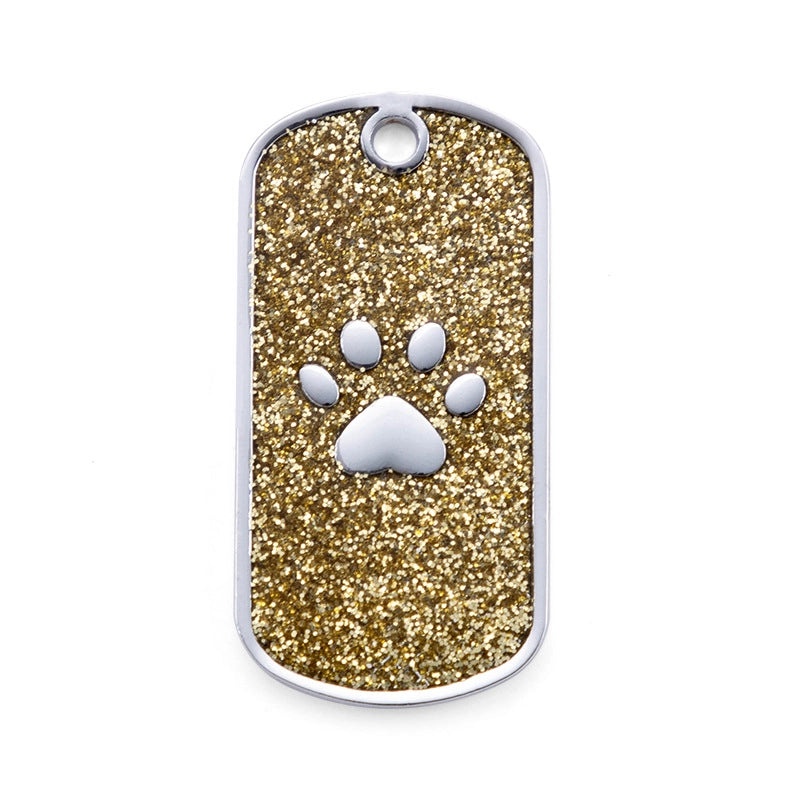 Sleek Metal Footprint Pet Charms for Minimalist Style|Pet Accessories & Jewelry