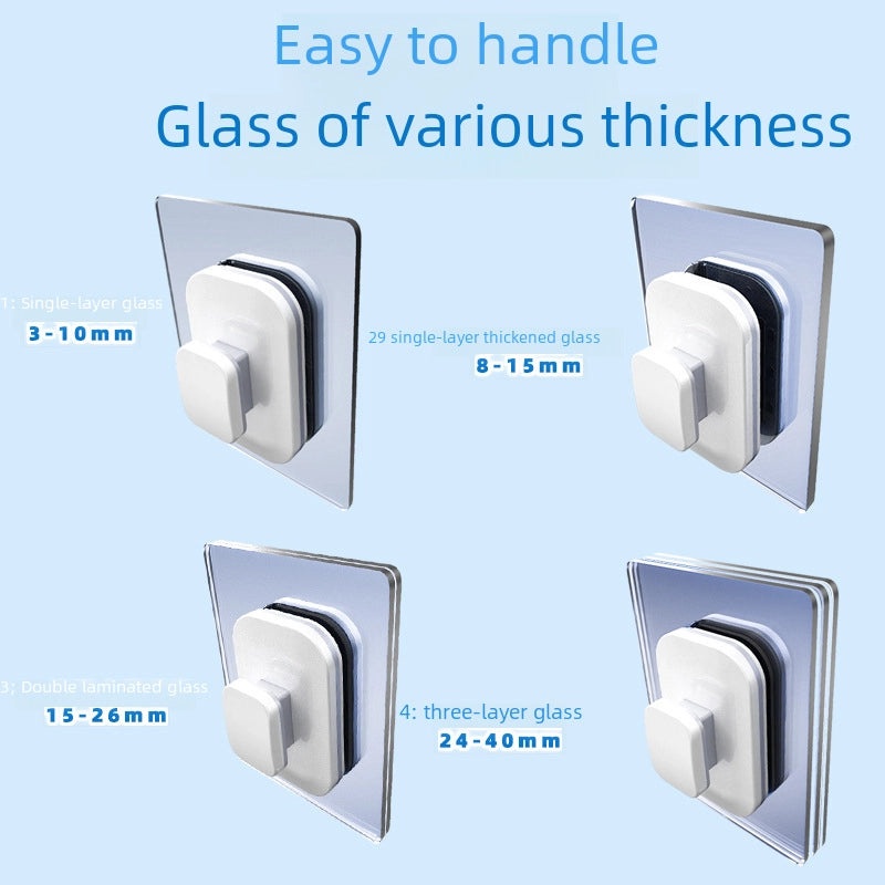 Double-sided Magnetic Window Cleaner for High-rise Homes | Window Cleaning Tools