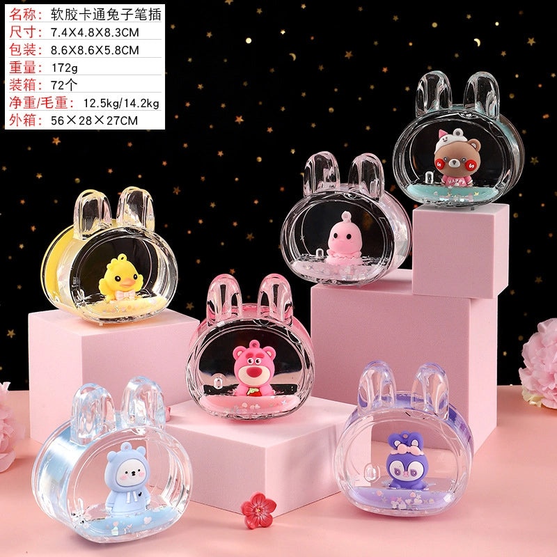 Creative Cartoon Liquid Oil Drop Ornament Transparent Acrylic Pressure Relief Craft|Home Decor Gifts