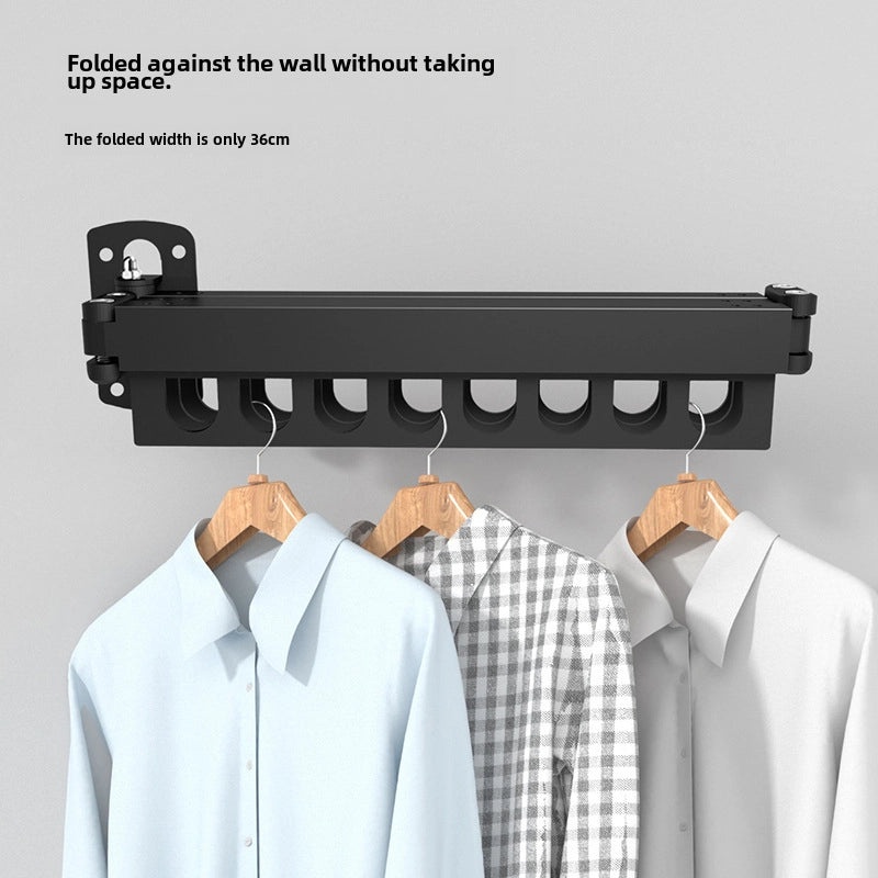 Invisible Retractable Folding Clothes Hanger for Outdoor Balcony Window | Home & Garden Accessories