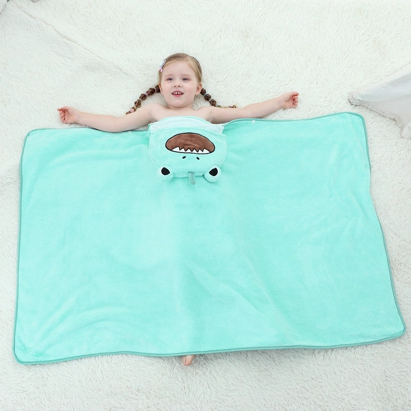 Animal Print Cotton-Polyester Bathrobe Towel for Casual Vacation Use|Bathrobes & Towels