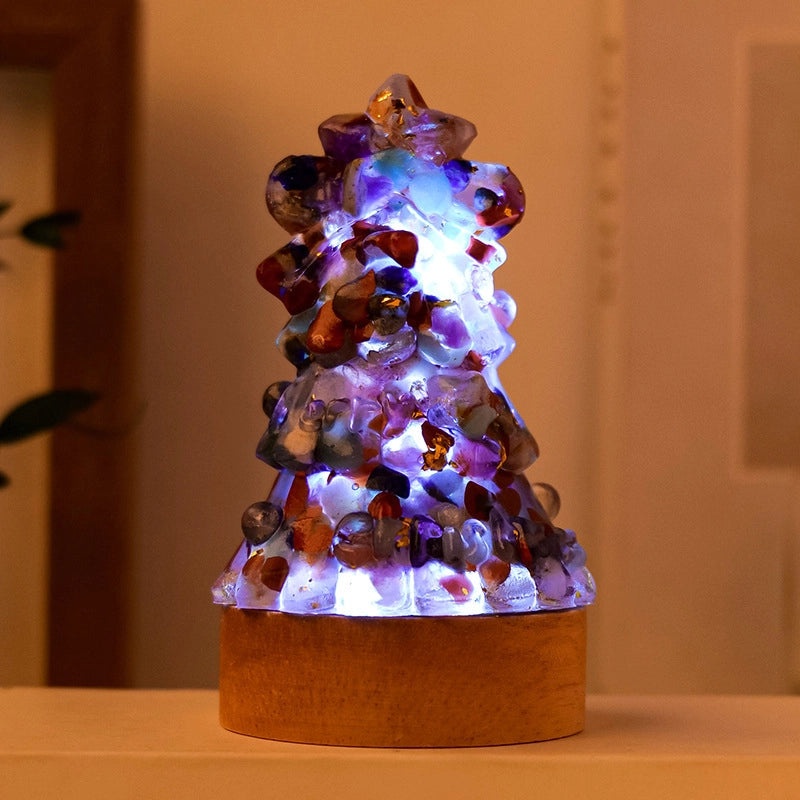 Christmas Resin Crystal Tree Decoration Modern Classic Style for Home and Table|Home Decor