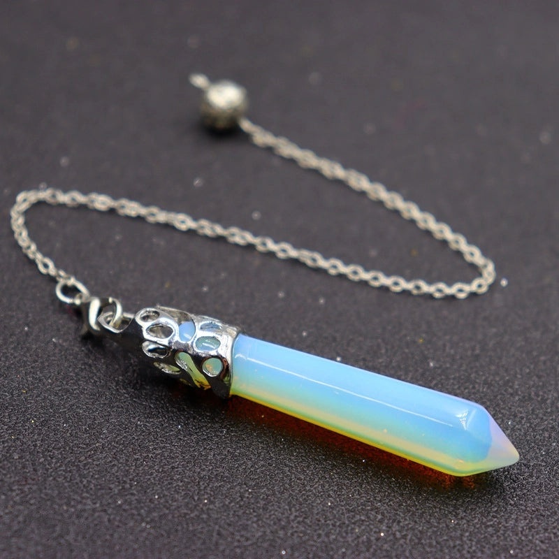 Ethnic Color Block Crystal Stone Pendant Decorative Jewelry|Fashion Accessories