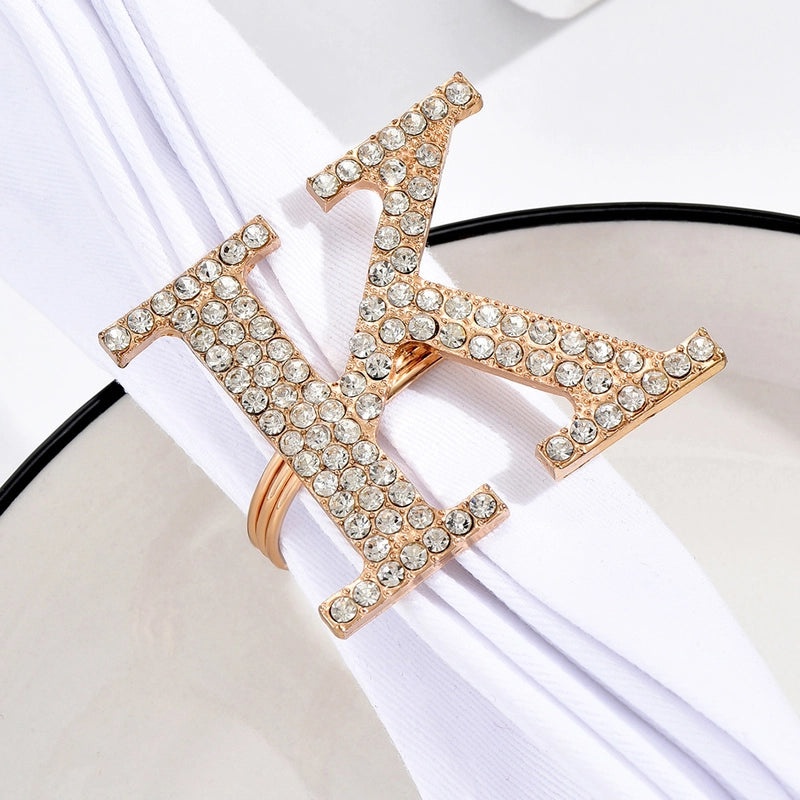 Stylish Metal Letter Napkin Holder Single Piece|Dining Table Accessories