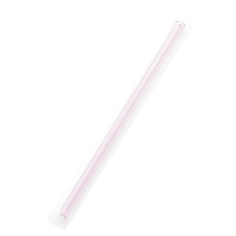 High Temperature Resistant Transparent Glass Straw for Milk Tea | Drinkware & Accessories