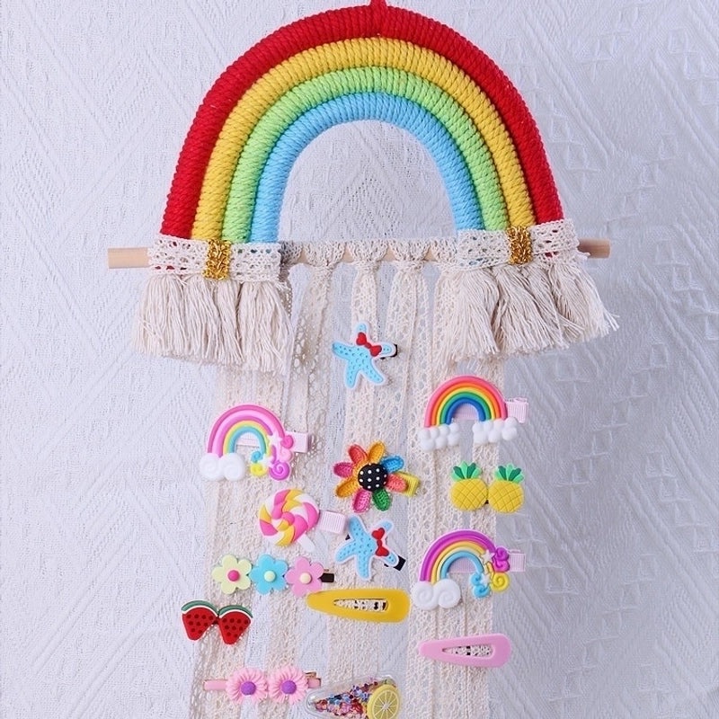 Colorful Rainbow Cotton String Hanging Decor|Home Decor and Accessories