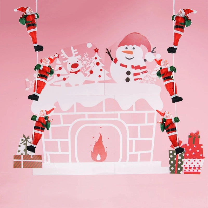 Christmas Nordic Santa Claus Decoration PVC Polyester Holiday Party Ornament|Home Decor & Seasonal Decorations