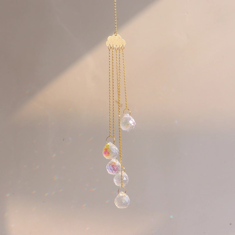Golden Cloud Wind Chime Pendant | Home Decor Accessories