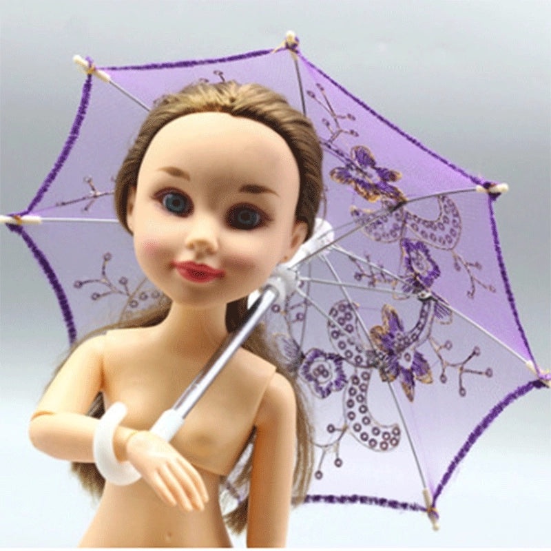 304 Stainless Steel Miniature Umbrella for Dolls | Doll Accessories
