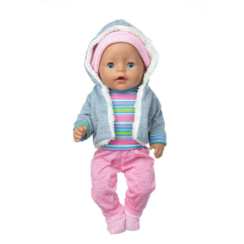 Winter Plush Thick Sweater Coat for American Girl Doll|Doll Clothing & Accessories