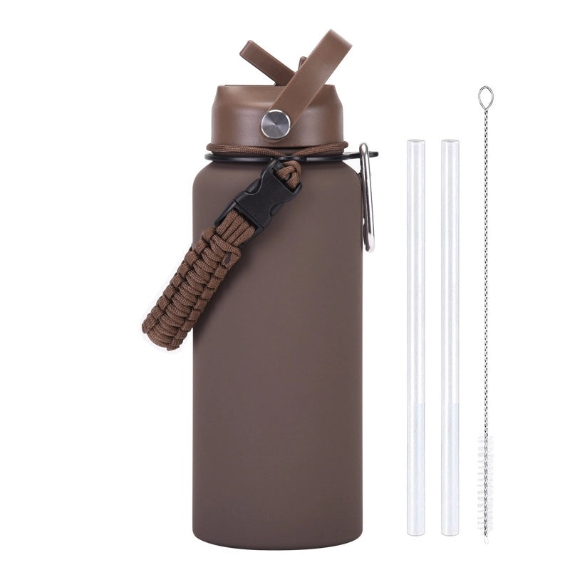 Stainless Steel Water Bottle Single Piece Casual Solid Color | Drinkware & Hydration