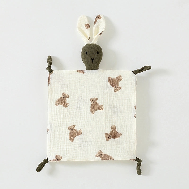 Soft Cotton Baby Rabbit Soothing Doll Blanket with Antennae | Baby Comfort Toys