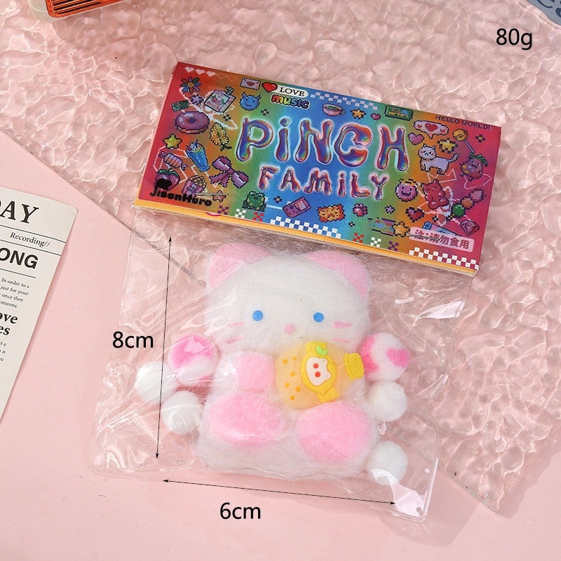 Bear and Cat Squishy Toy Set Soft TPR Stress Reliever | Toys & Games