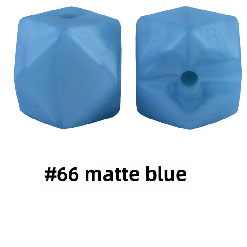 17mm Silicone Octagonal Beads for Pacifier Chains DIY Accessories | Baby & Mom Essentials