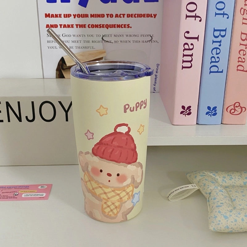 Adorable Animal Stainless Steel Thermos Bottle 304 Quality | Drinkware & Travel Mugs