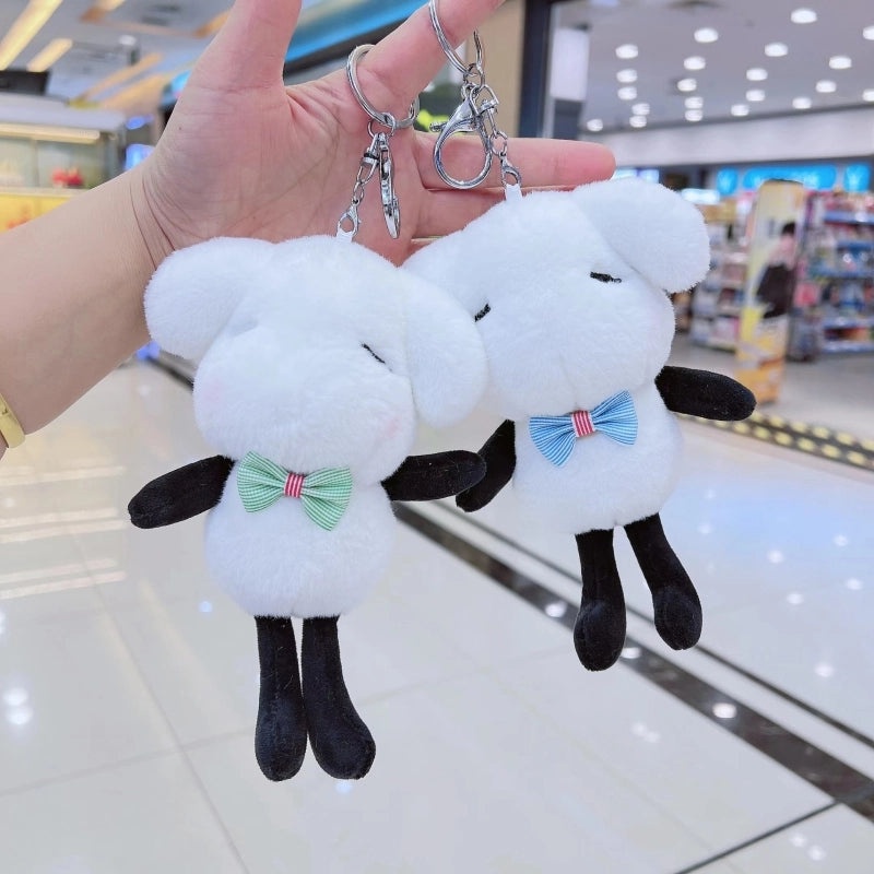 Cute Plush Alpaca Pendant Keychain Small Sheep Doll Charm for Schoolbag Gift|Accessories & Keychains