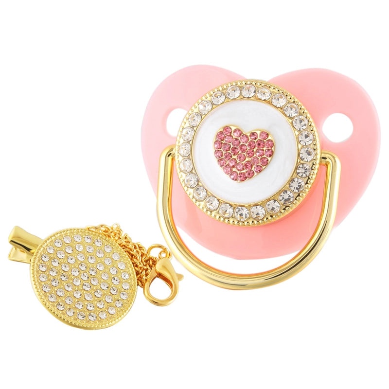 Adorable Double Heart Crown Silicone Baby Accessories|Baby Accessories & Jewelry