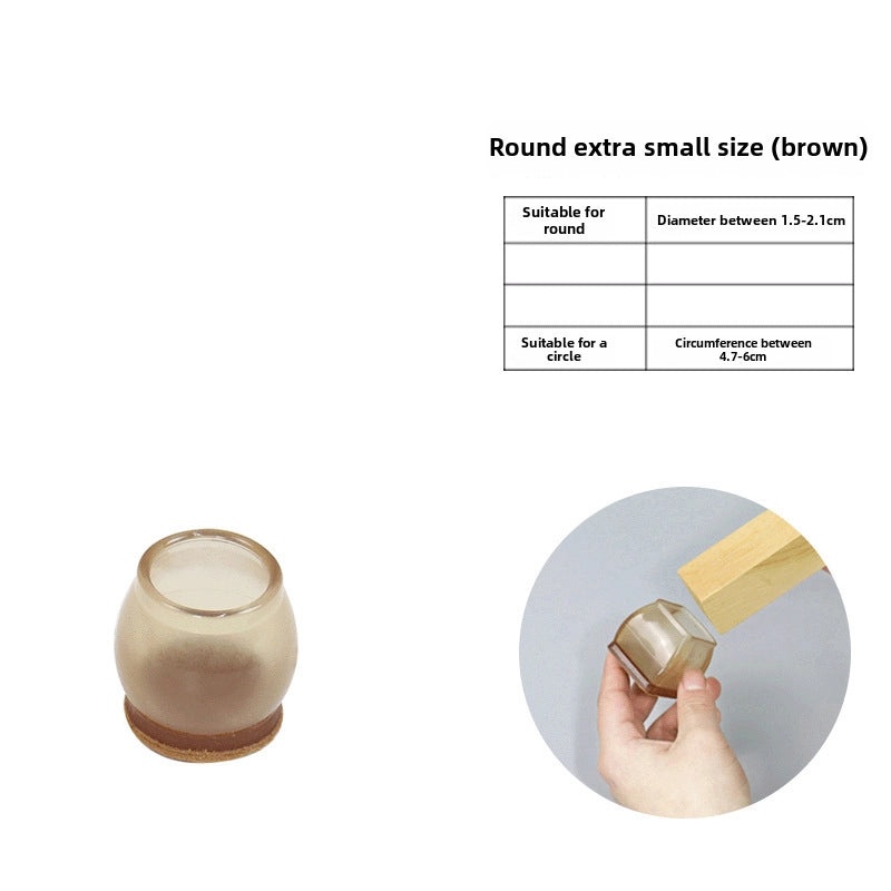 Silent Chair Leg Protective Covers Thickened Table Foot Pads for Chairs and Stools | Home & Living Accessories