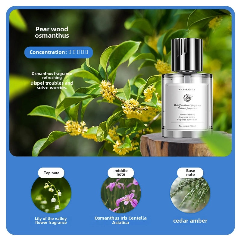 Luxury Men's Car Air Freshener 160ml Aromatherapy Fragrance Bottle for High-End Vehicle | Car Accessories